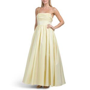 SELFIE LESLIE Butter Love Songs Back Bow Maxi Dress